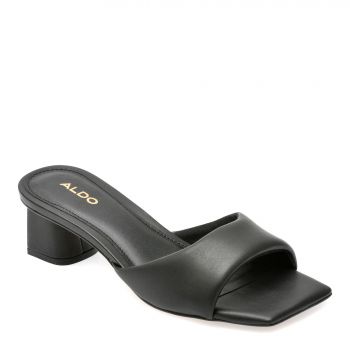 Papuci ALDO negre, ANEKA001, din piele ecologica