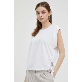 Dkny top femei, culoarea alb