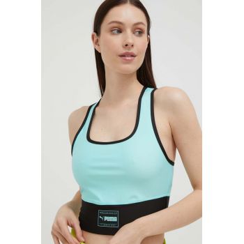 Puma top de antrenament Fit Eversculpt culoarea verde ieftin