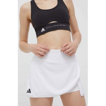 adidas Performance fustă sport Club culoarea alb, mini, drept HS1455 ieftina