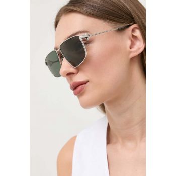 Bottega Veneta ochelari de soare femei, culoarea argintiu de firma originali