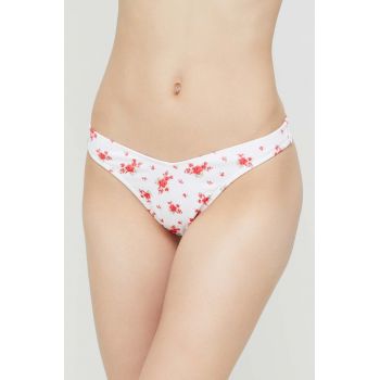 Hollister Co. bikini brazilieni culoarea alb la reducere