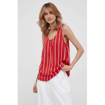 United Colors of Benetton bluza culoarea rosu
