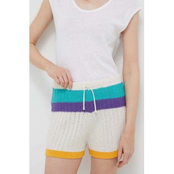 United Colors of Benetton pantaloni scurti femei, modelator, high waist
