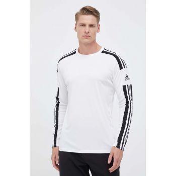 adidas Performance mânecă lungă de antrenament Squadra 21 culoarea alb, cu imprimeu de firma original