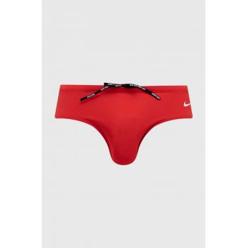 Nike costum de baie culoarea rosu