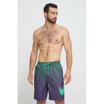 Nike pantaloni scurti de baie culoarea verde ieftin