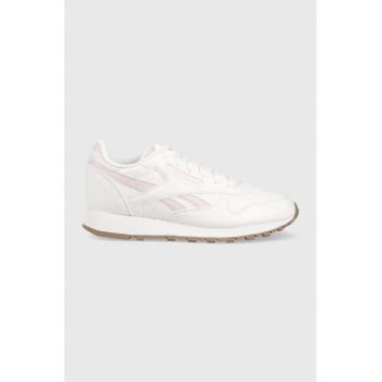 Reebok Classic sneakers Classic Vegan HQ1496 culoarea alb HQ1496-FTW/PNK/T de firma originali