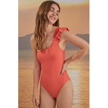 women'secret costum de baie dintr-o bucată PERFECT FIT SUMMER culoarea rosu, cupa usor rigidizata, 5525830 la reducere