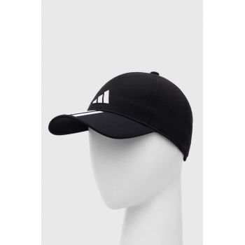 adidas Performance șapcă 3-Stripes AEROREADY culoarea negru, cu imprimeu IC6520