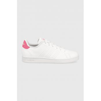 adidas sneakers pentru copii ADVANTAGE K culoarea alb