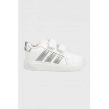 adidas sneakers pentru copii GRAND COURT 2.0 culoarea alb la reducere