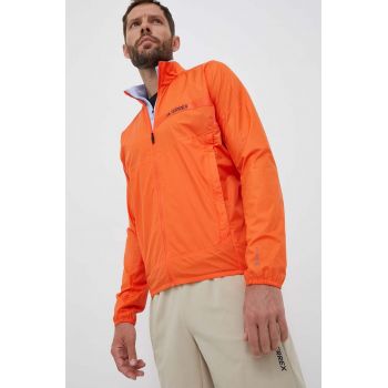 adidas TERREX windbreaker Multi culoarea portocaliu, de tranzitie de firma originala