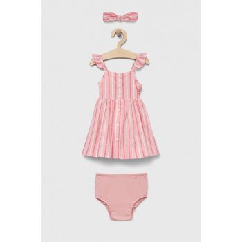 GAP compleu bebe culoarea roz, midi, evazati de firma original