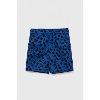 GAP pantaloni scurti copii x Disney culoarea albastru marin, talie reglabila