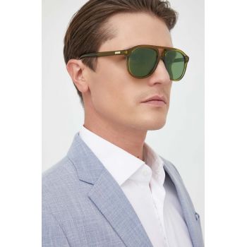 Gucci ochelari de soare GG1320S barbati, culoarea verde de firma originali