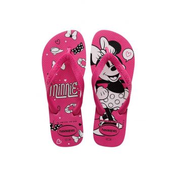 Havaianas slapi copii TOP DISNEY culoarea roz