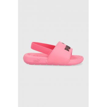 Puma sandale copii Cool Cat 2.0 Backstrap AC Inf culoarea roz