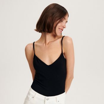 Reserved - Body din material majoritar modal - Negru