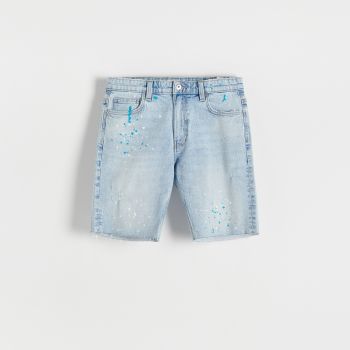 Reserved - Pantaloni scurți din denim - Albastru