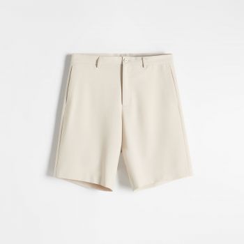 Reserved - Pantaloni scurți wide leg - Bej