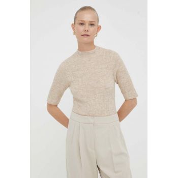Day Birger et Mikkelsen pulover de lana femei, culoarea bej de firma original