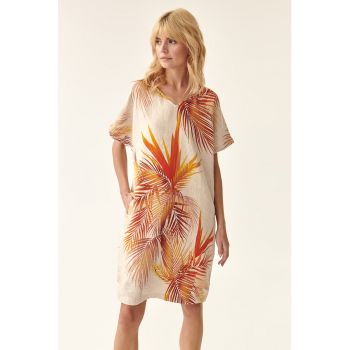 Rochie de in cu imprimeu tropical