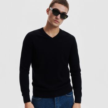 Reserved - Pulover cu anchior - Negru