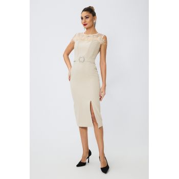 Rochie Astrid Bej