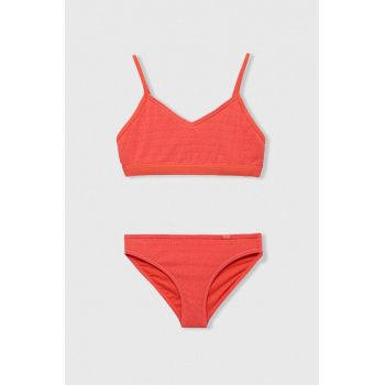 Abercrombie & Fitch costum de baie pentru copii din două piese culoarea rosu