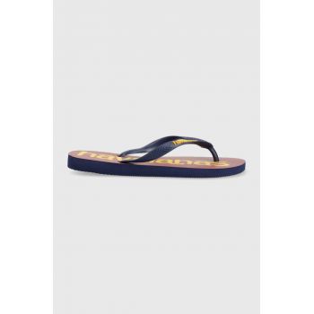 Havaianas slapi TOP LOGOMANIA barbati, culoarea albastru marin, 4145741.0555