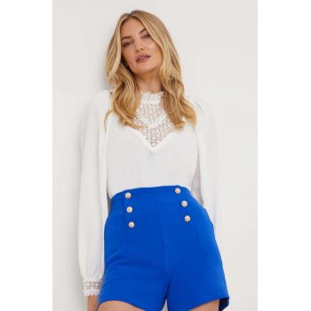 Answear Lab bluza femei, culoarea alb, neted