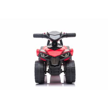 Atv copii fara pedale Nichiduta cu licenta GoodYear Red,protectie impotriva rasturnarii,sezut confortabil, spatiu de depozitare sub sezut, de la 18 luni,greutate maxim suportata 25 kg