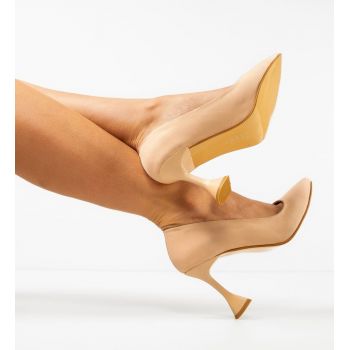Pantofi cu toc Reaz Nude