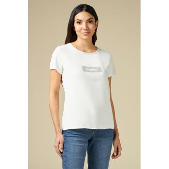 Tricou cu aplicatii cu paiete
