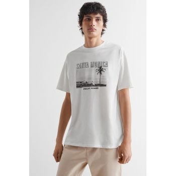 Tricou de bumbac cu imprimeu Endless