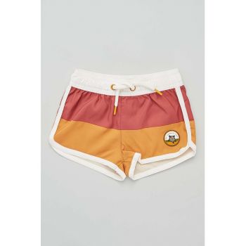 Pantaloni scurti cu model colorblock