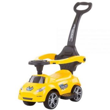 Masinuta de impins Chipolino Turbo yellow cu maner la reducere