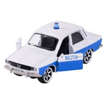 Masinuta Majorette Dacia 1300 militia alb albastru de firma originala