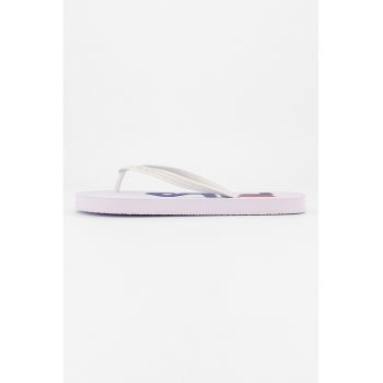 Papuci flip-flop cu model uni Troy