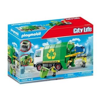 Playmobil - Camion De Reciclare Cu Accesorii la reducere