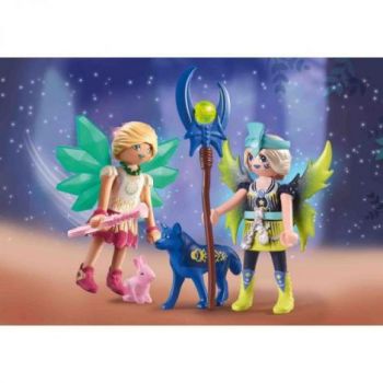 Playmobil - Crystal Fairy Si Moon Fairy Cu Animalute De Suflet la reducere