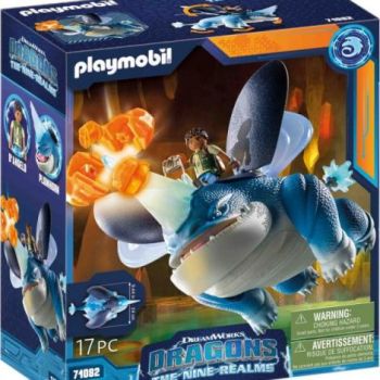Playmobil - Dragons: Plowhorn & D'Angelo la reducere