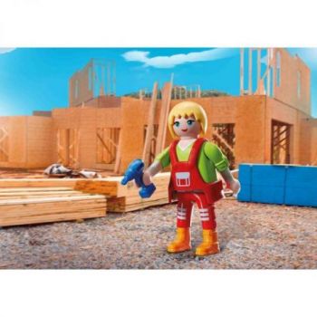 Playmobil - Figurina Femeie Muncitor ieftin