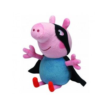 Plus Peppa Pig - George Supereroul (28 cm) - Ty