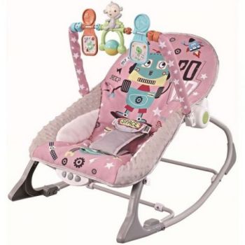 Scaunel balansoar Chipolino Baby Spa pink la reducere