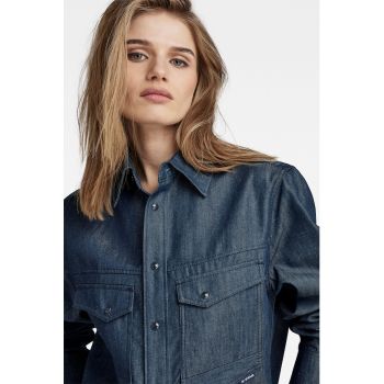 Camasa regular fit unisex din denim Dakota