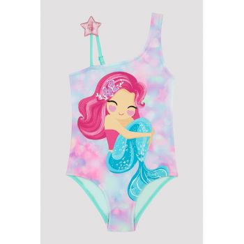 Costum de baie intreg cu imprimeu