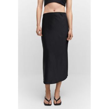 Fusta midi de satin Mia