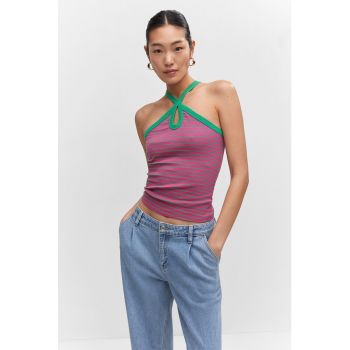 Top in dungi cu decolteu halter Guido